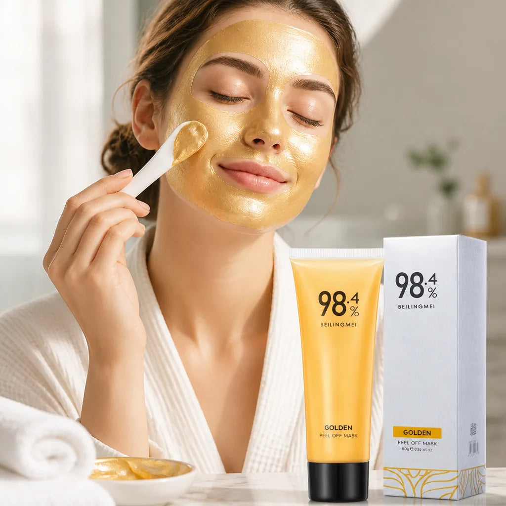Facial Mask Gold Infused Firming & Deep Pore Cleansing