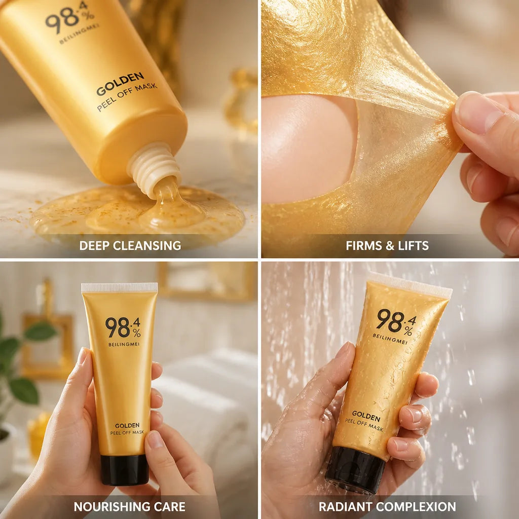 Facial Mask Gold Infused Firming & Deep Pore Cleansing