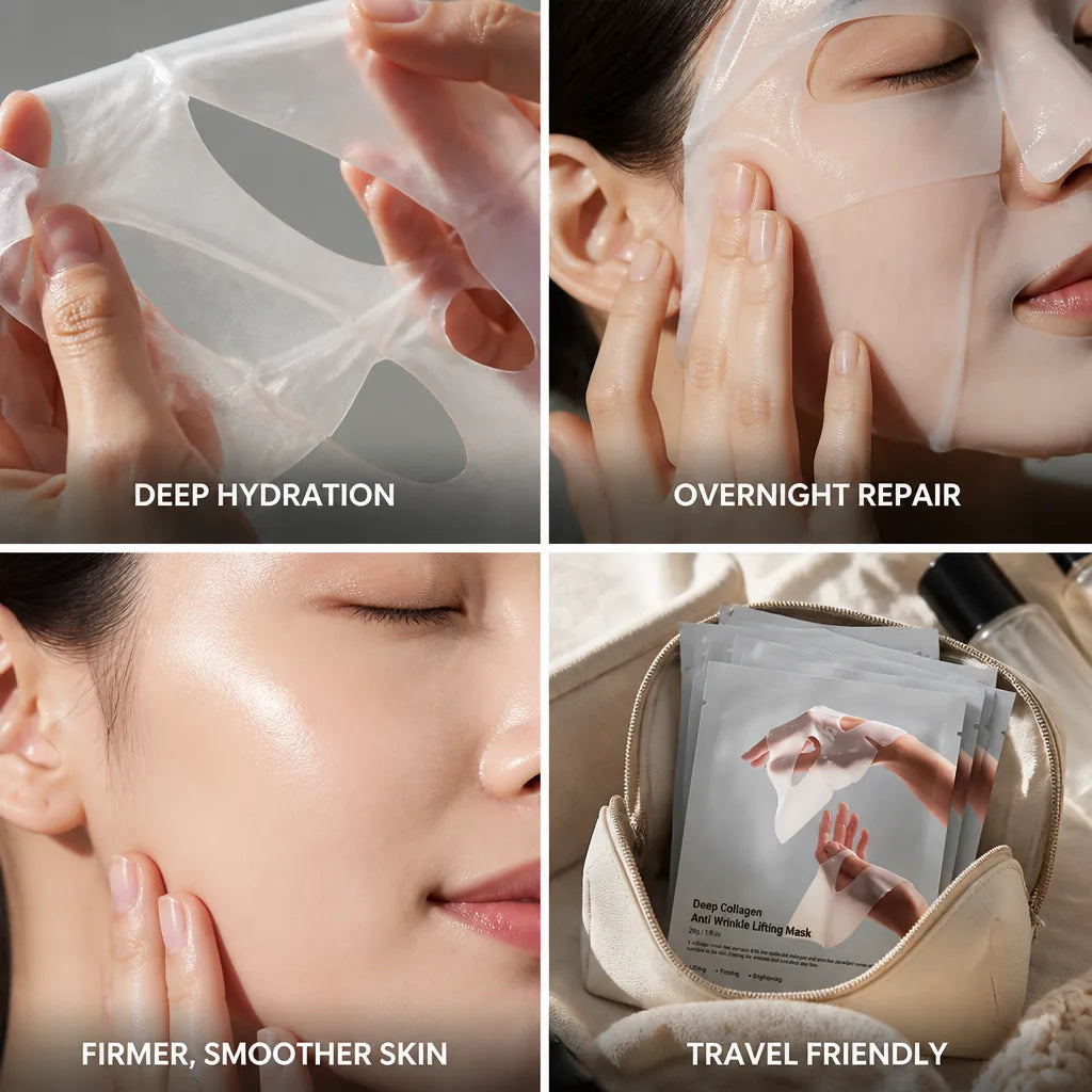 Facial Mask Overnight Collagen Deep Moisturizing Travel Size