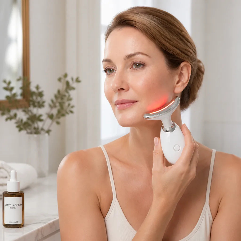 Facial Massager EMS Skin-Firming 10-Minute Daily