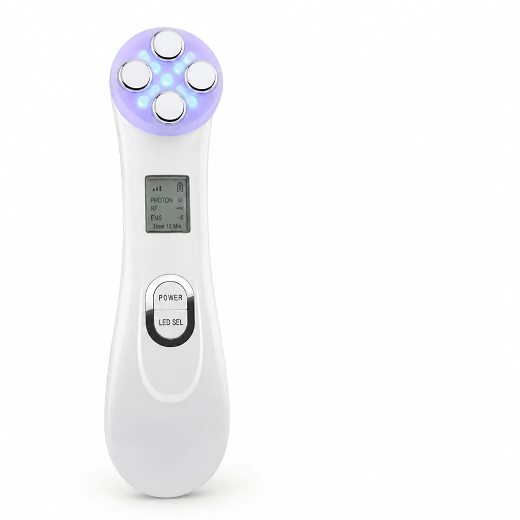 Facial Massager Skin-Firming EMS & LED USB Rechargeable