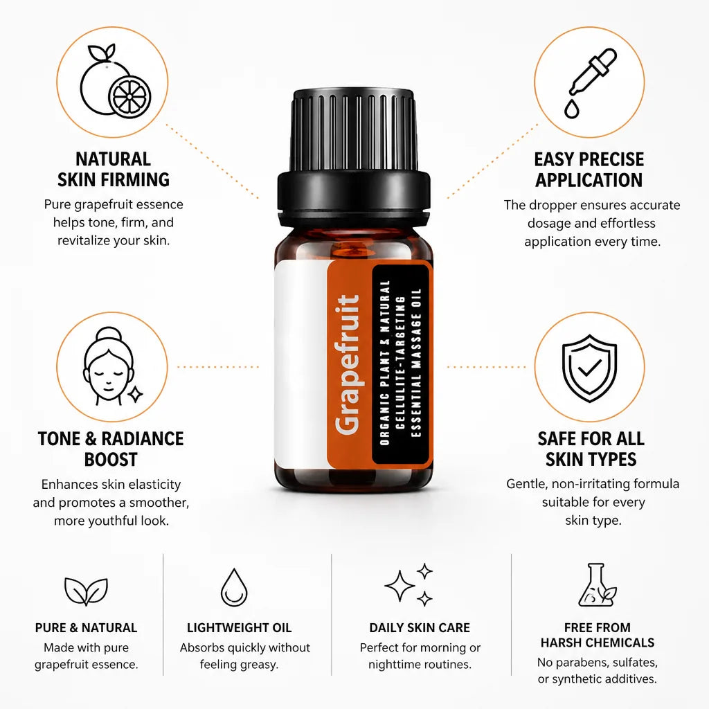 Facial Oil Pure Grapefruit Skin-Firming Dropper