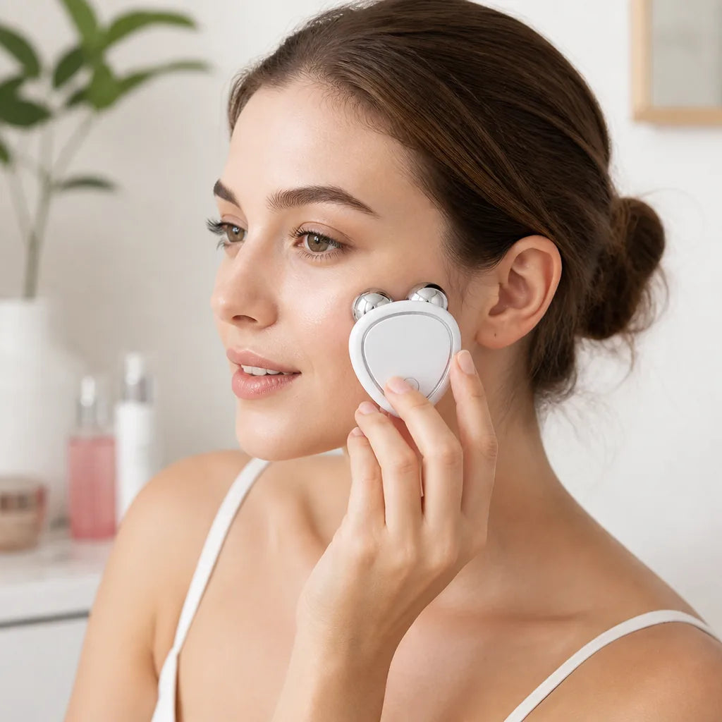 Facial Roller Microcurrent Firming & Toning Travel Size