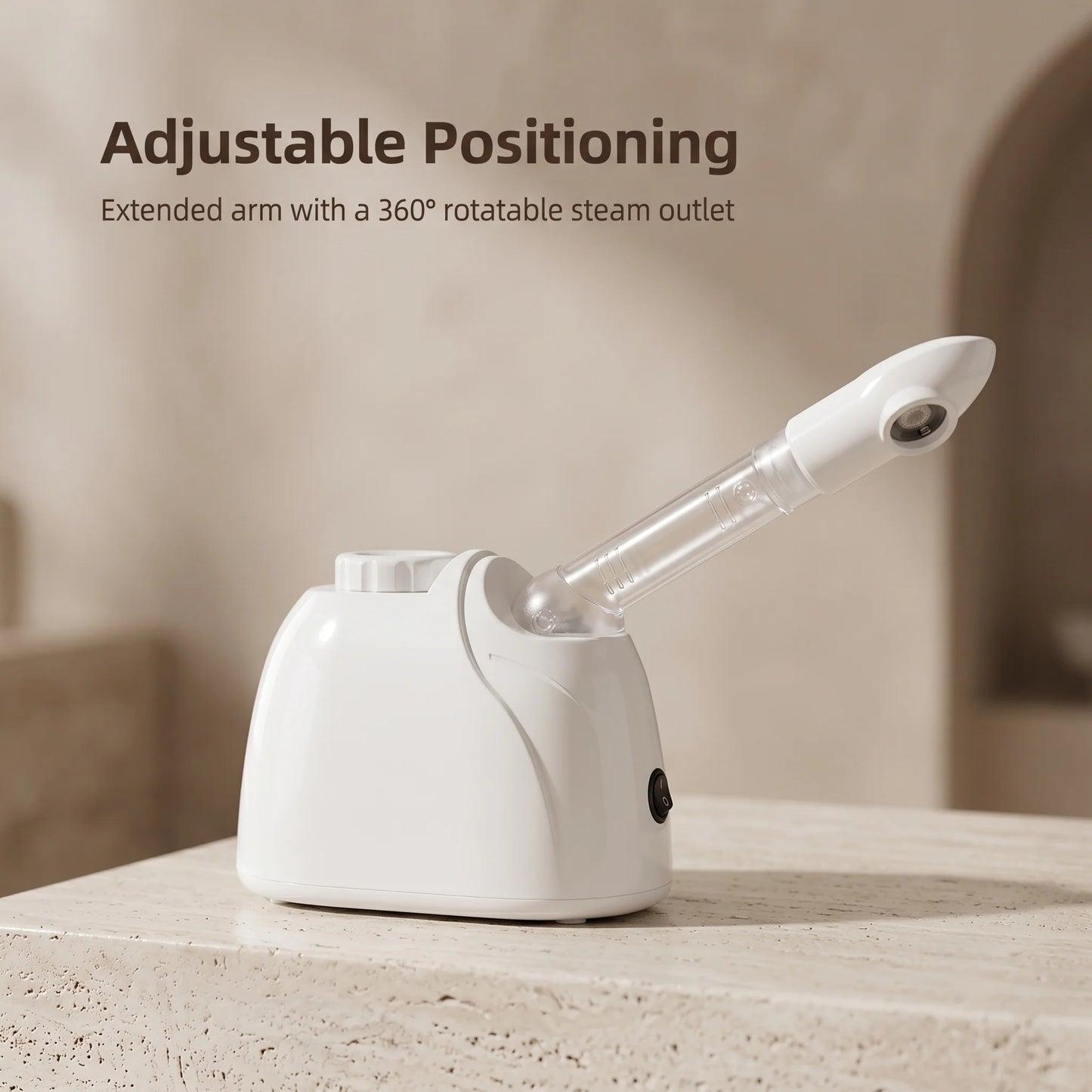 Facial Steamer Rotating Hot Mist & Adjustable Extension Arm