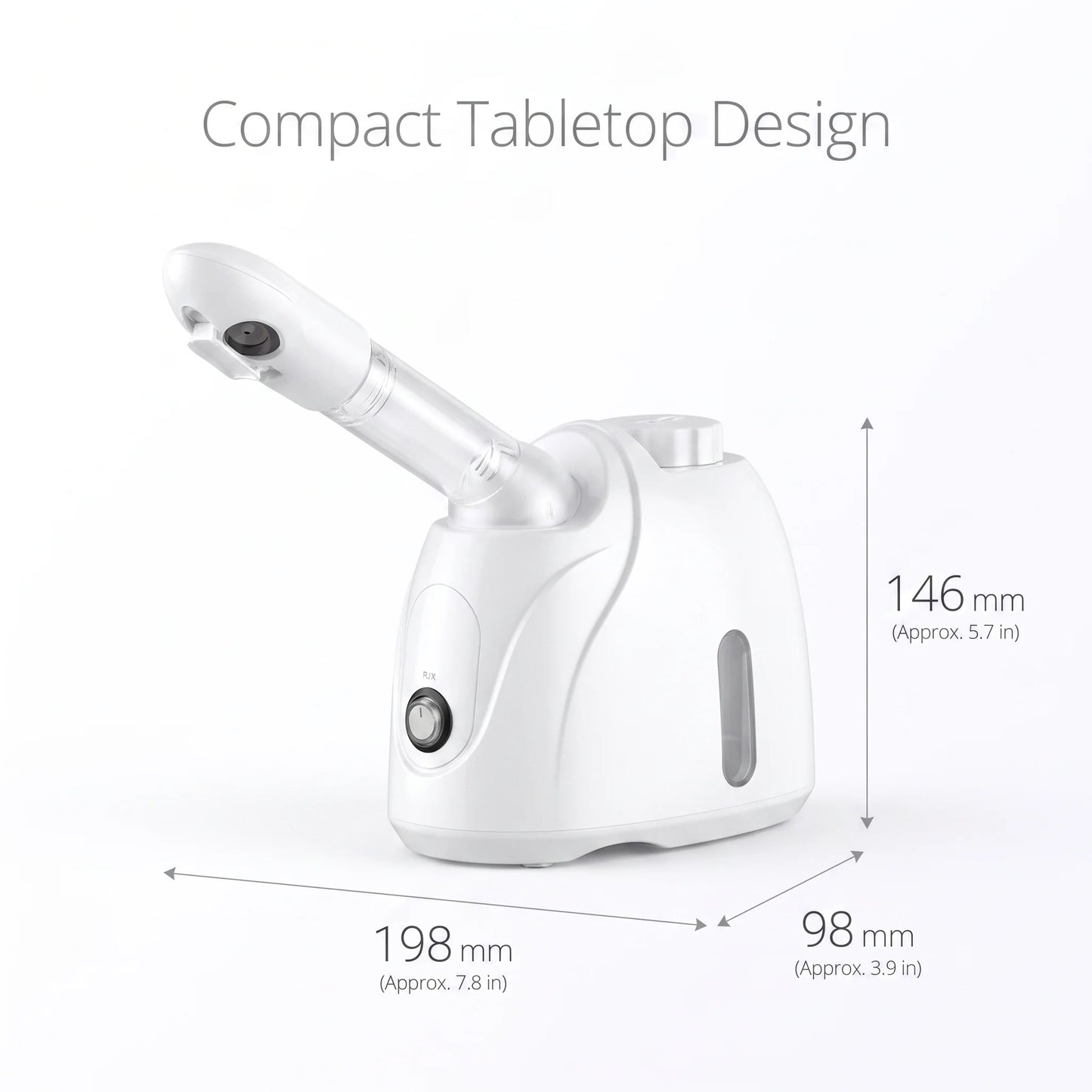 Facial Steamer Rotating Hot Mist & Adjustable Extension Arm
