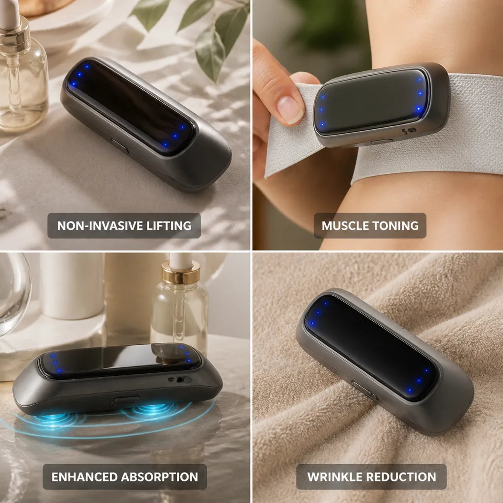 Facial Toning Device TENS Pulse Elastic Band