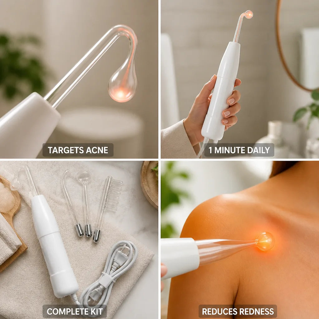 Facial Wand High-Frequency Glass Electrode