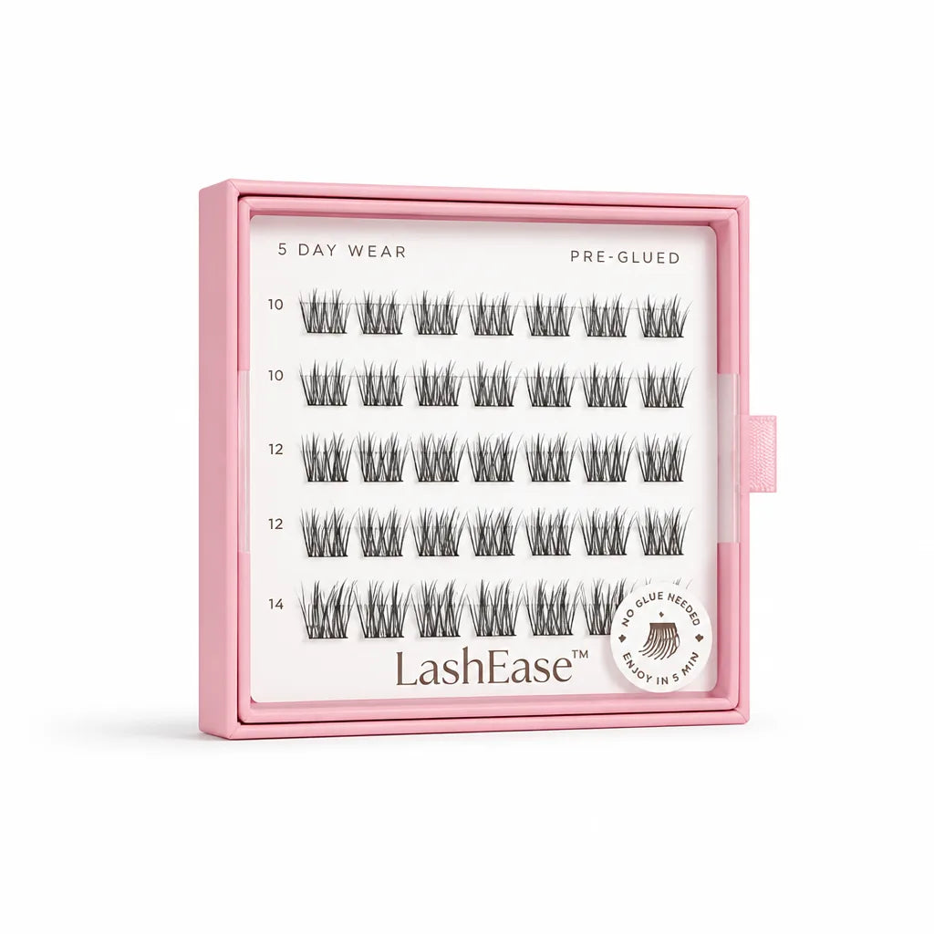 False Eyelashes Pre-Glued Natural Look Water-Resistant
