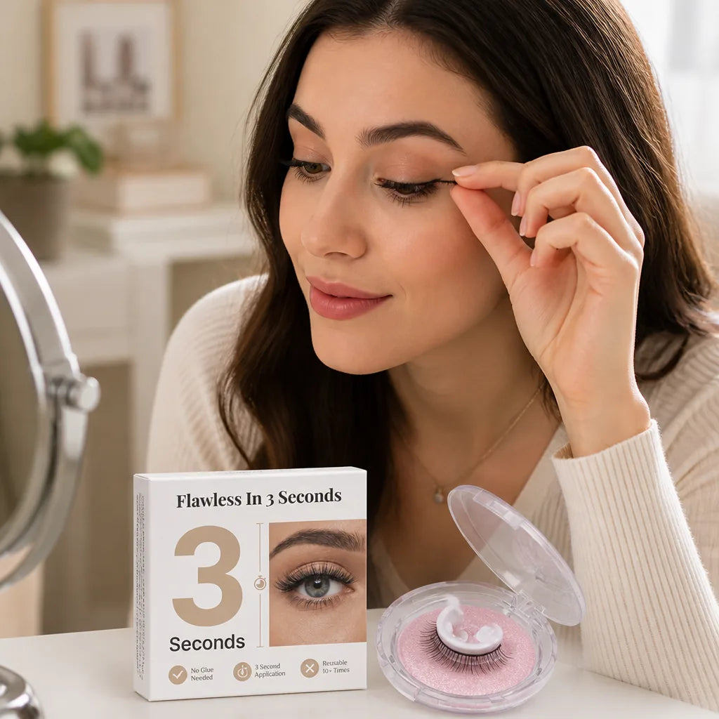 False Eyelashes Self-Adhesive Washable & Reusable