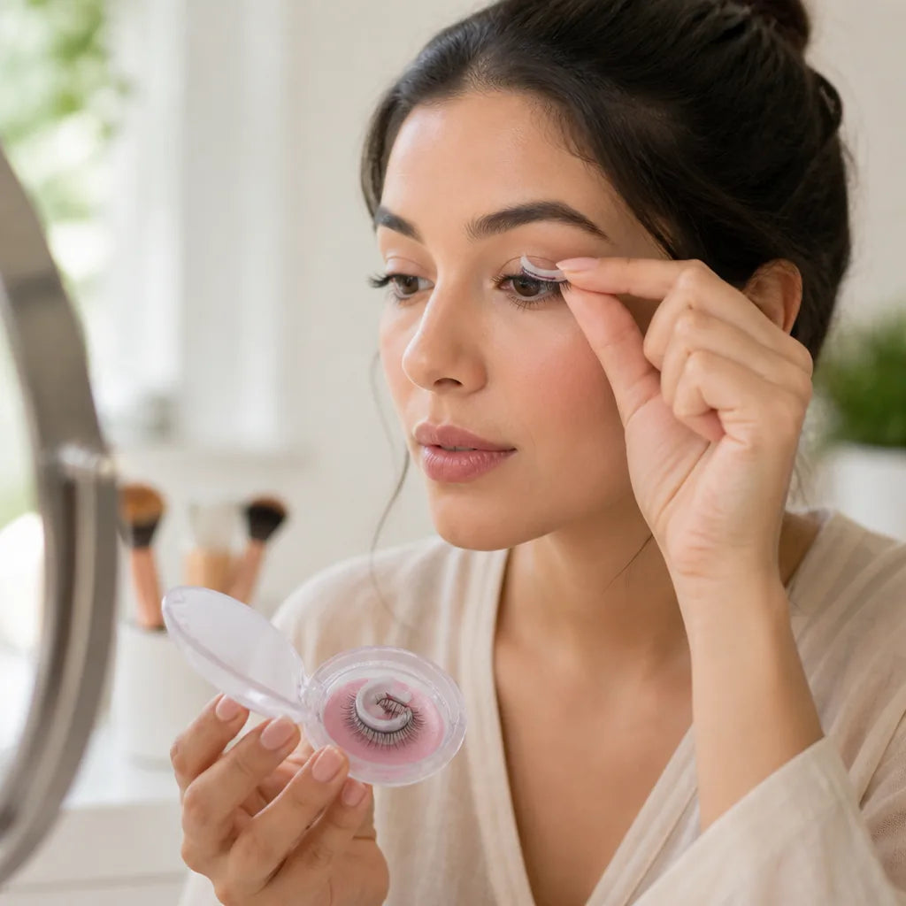 False Lashes Self-Adhesive Reusable Natural Look & Lightweight
