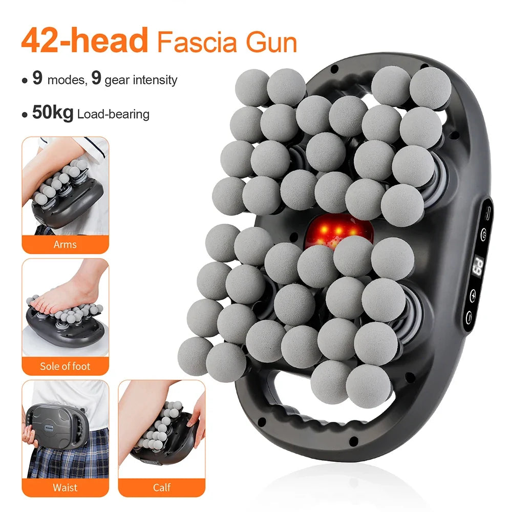 Fascia Massager 42-Head Deep Tissue Red Light