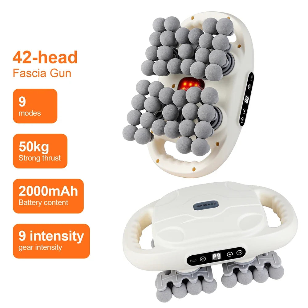 Fascia Massager 42-Head Deep Tissue Red Light