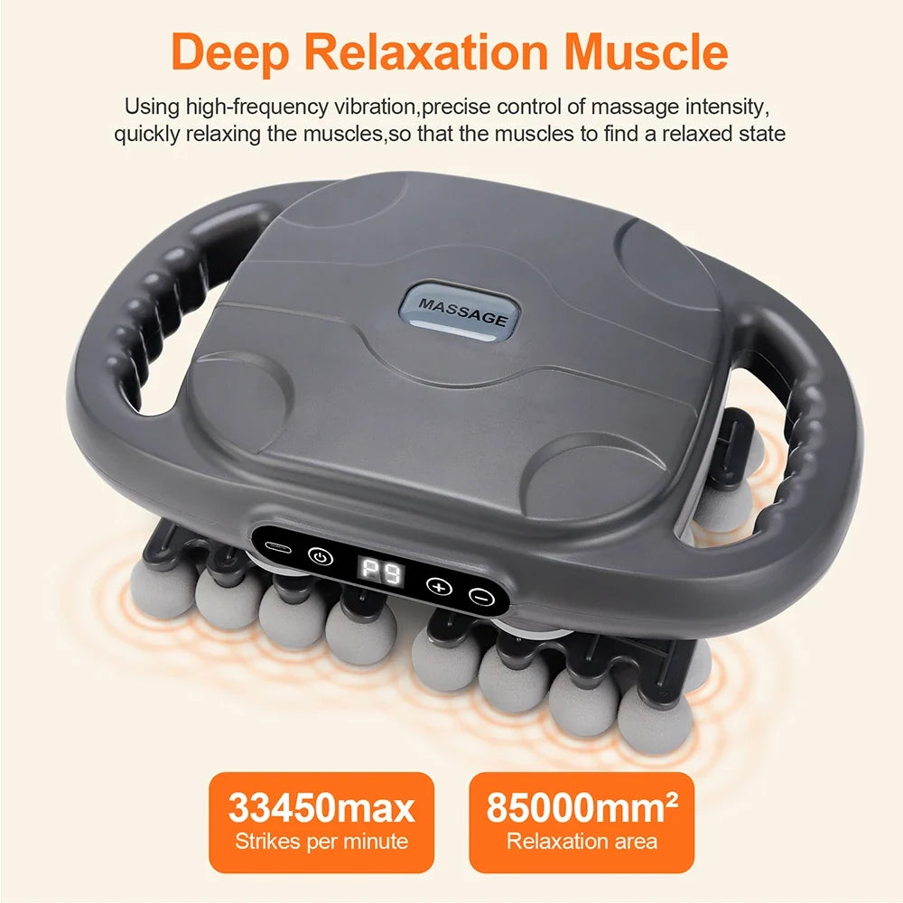 Fascia Massager 42-Head Deep Tissue Red Light