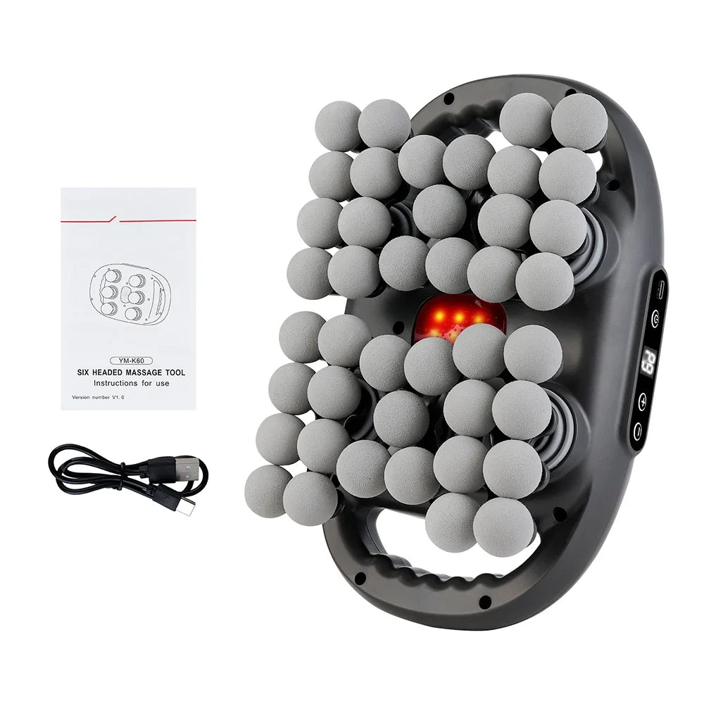 Fascia Massager 42-Head Deep Tissue Red Light