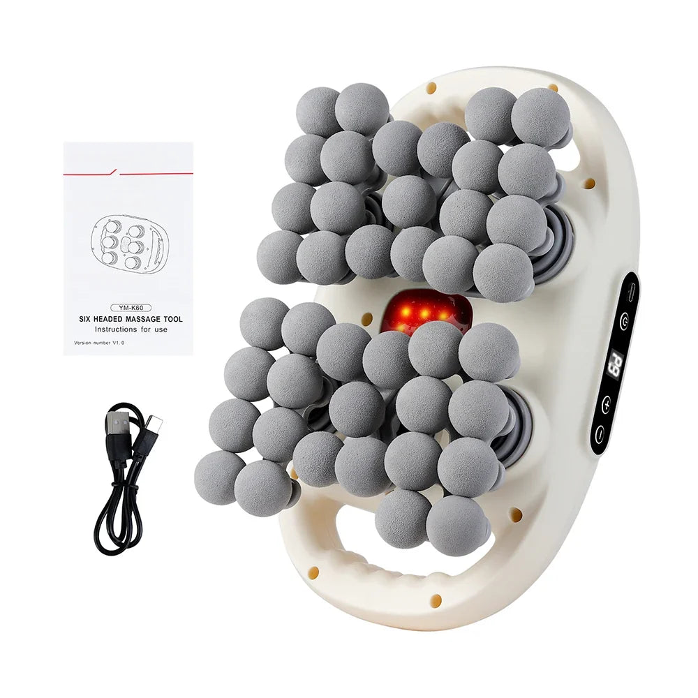 Fascia Massager 42-Head Deep Tissue Red Light
