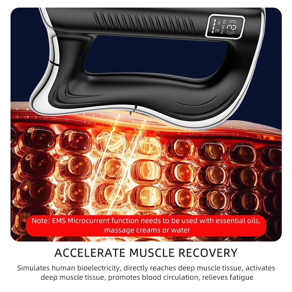 Fascia Massager Heated High-Frequency Rechargeable