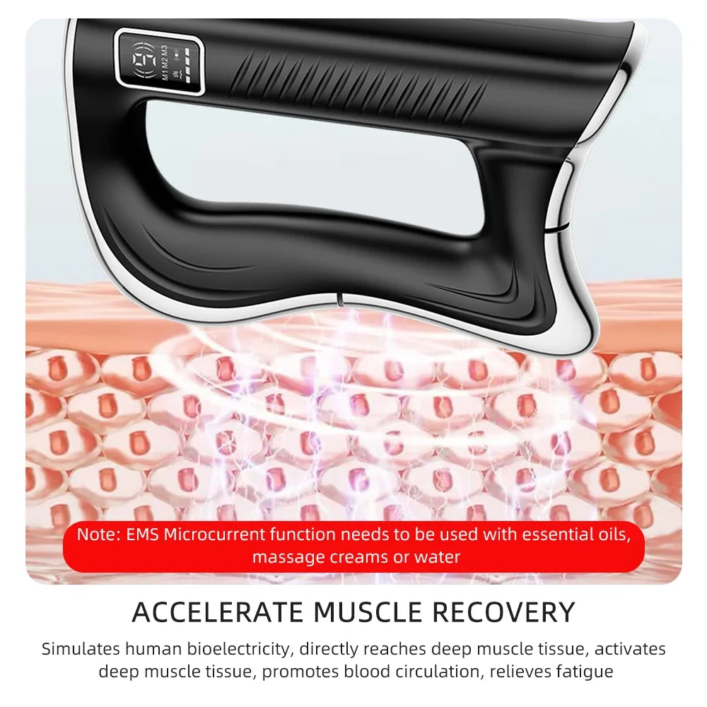 Fascia Massager Heated High-Frequency Rechargeable