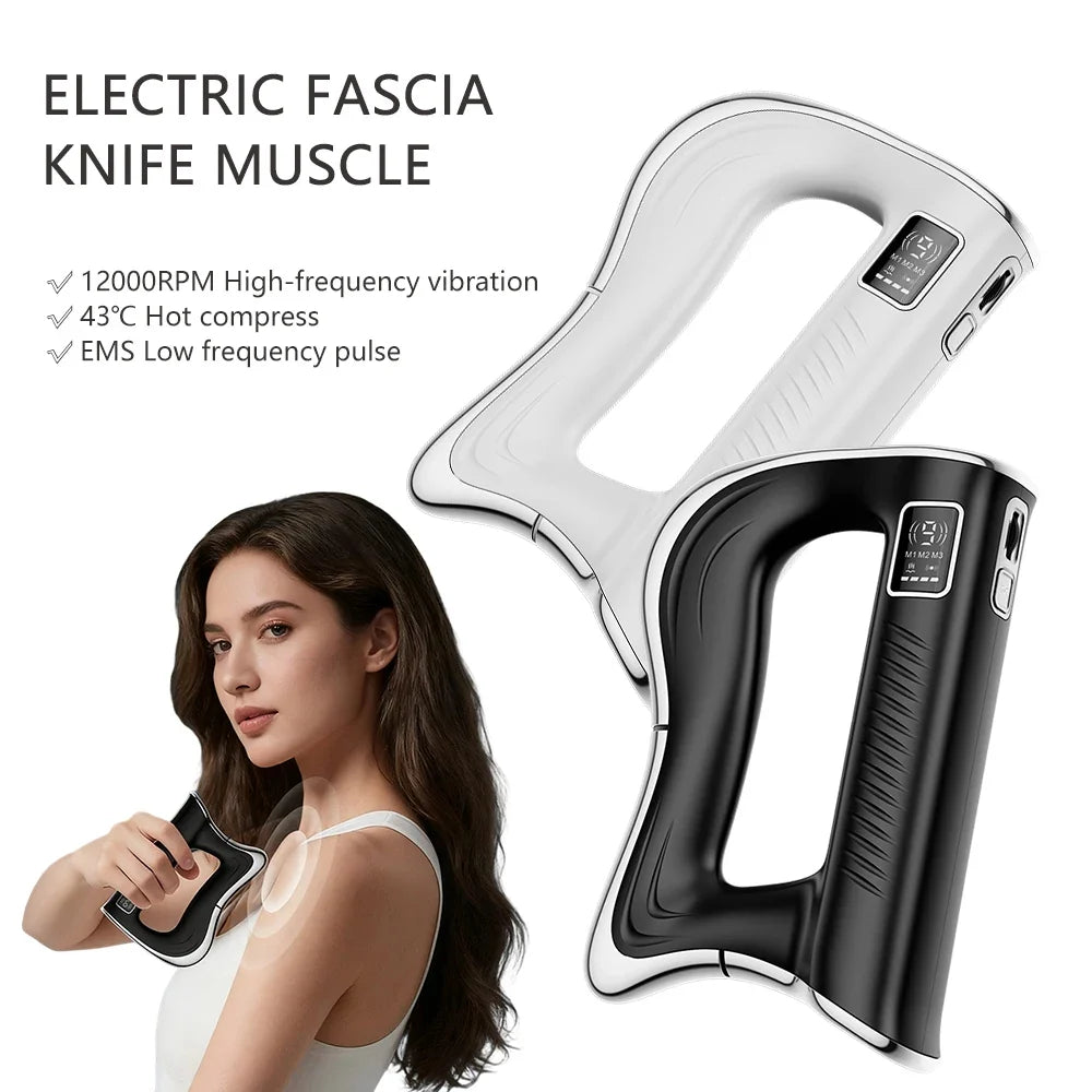 Fascia Massager Heated High-Frequency Rechargeable