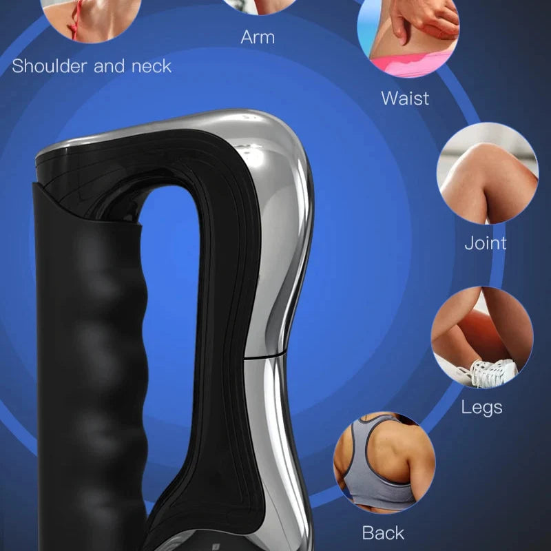 Fascia Massager Microcurrent & Vibration 3 Intensity Levels Rechargeable