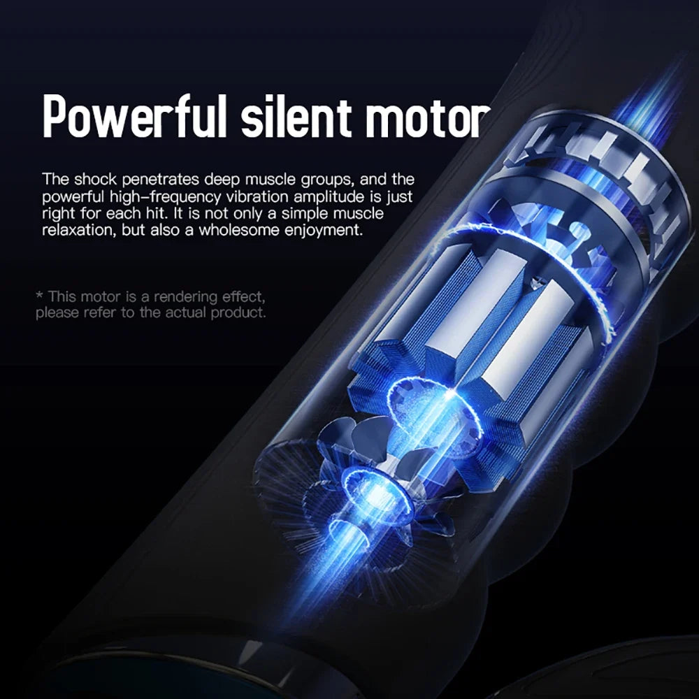 Fascia Massager Microcurrent & Vibration 3 Intensity Levels Rechargeable