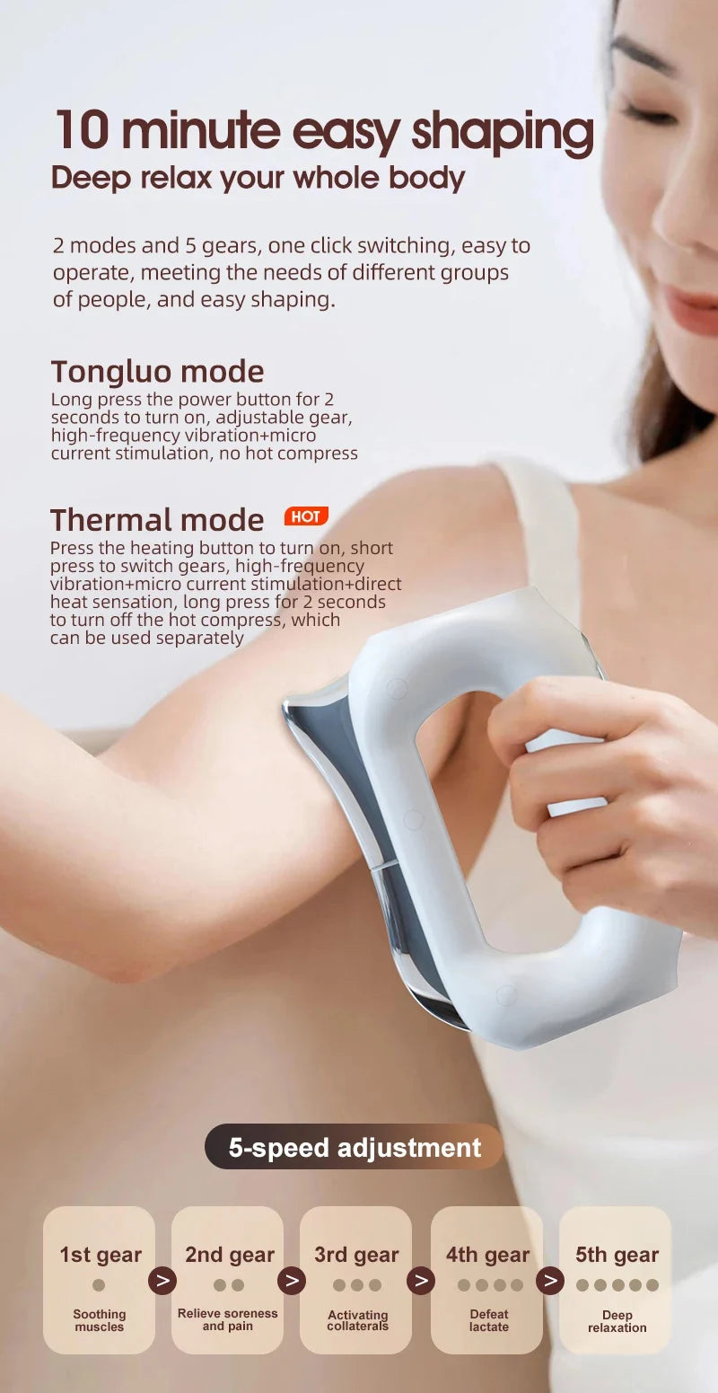 Fascia Massager Microcurrent & Vibration Rechargeable