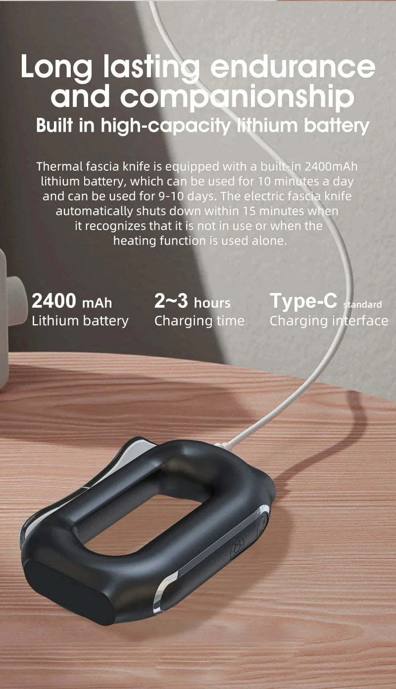Fascia Massager Microcurrent & Vibration Rechargeable