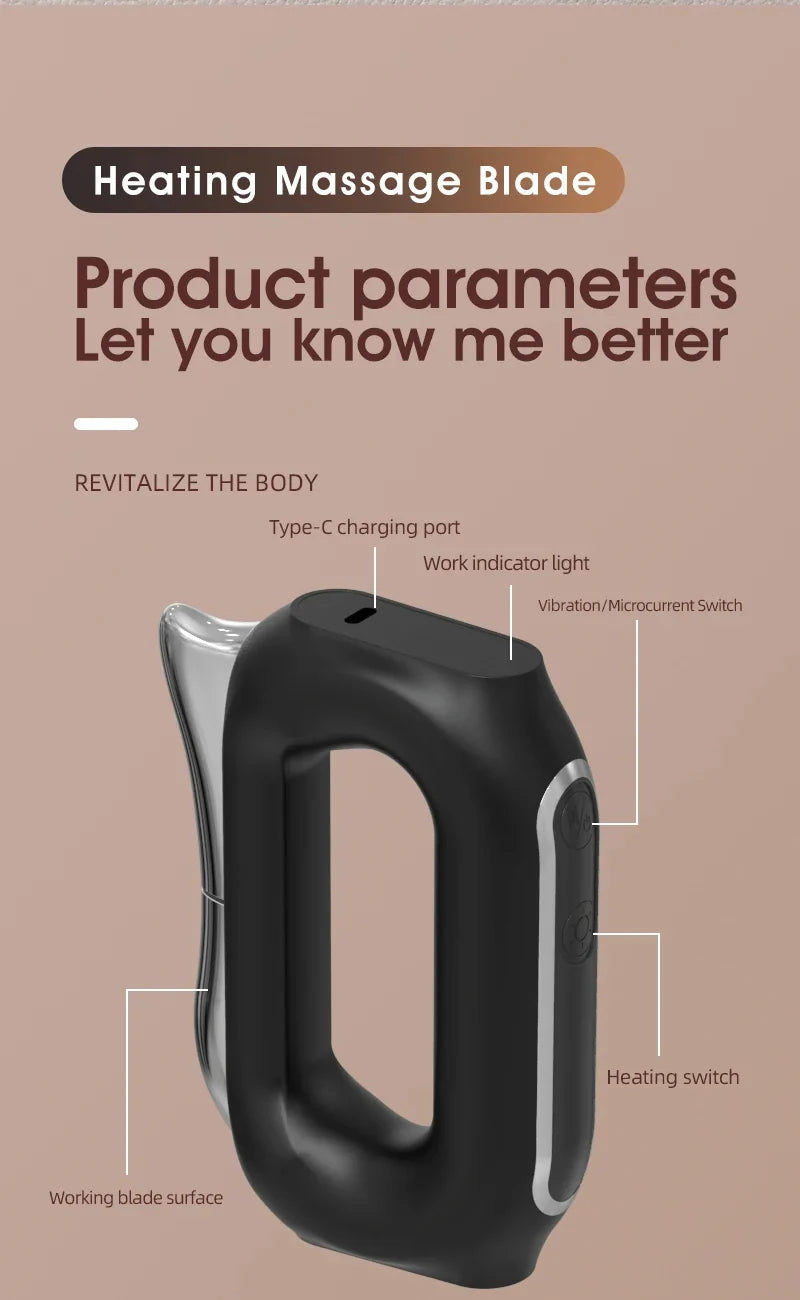 Fascia Massager Microcurrent & Vibration Rechargeable