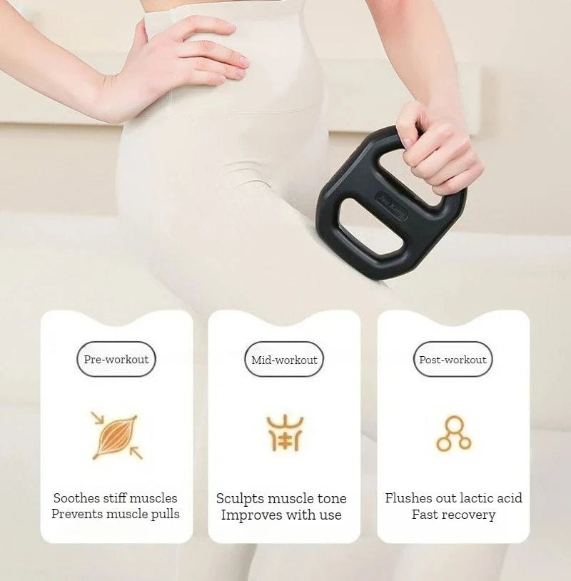 Fascia Massager Ring Dual-Ring Vibration Compact & Portable
