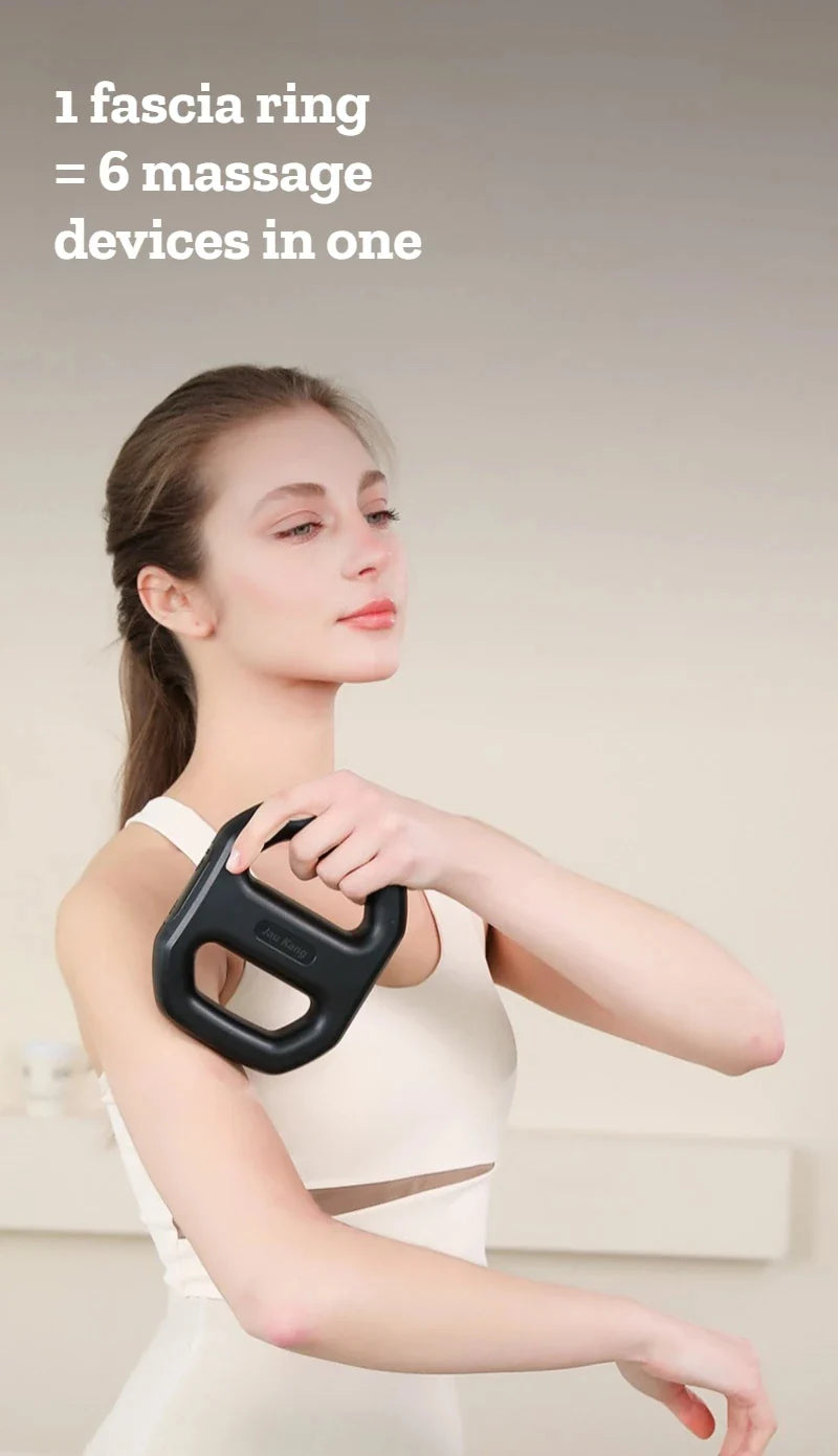 Fascia Massager Ring Dual-Ring Vibration Compact & Portable