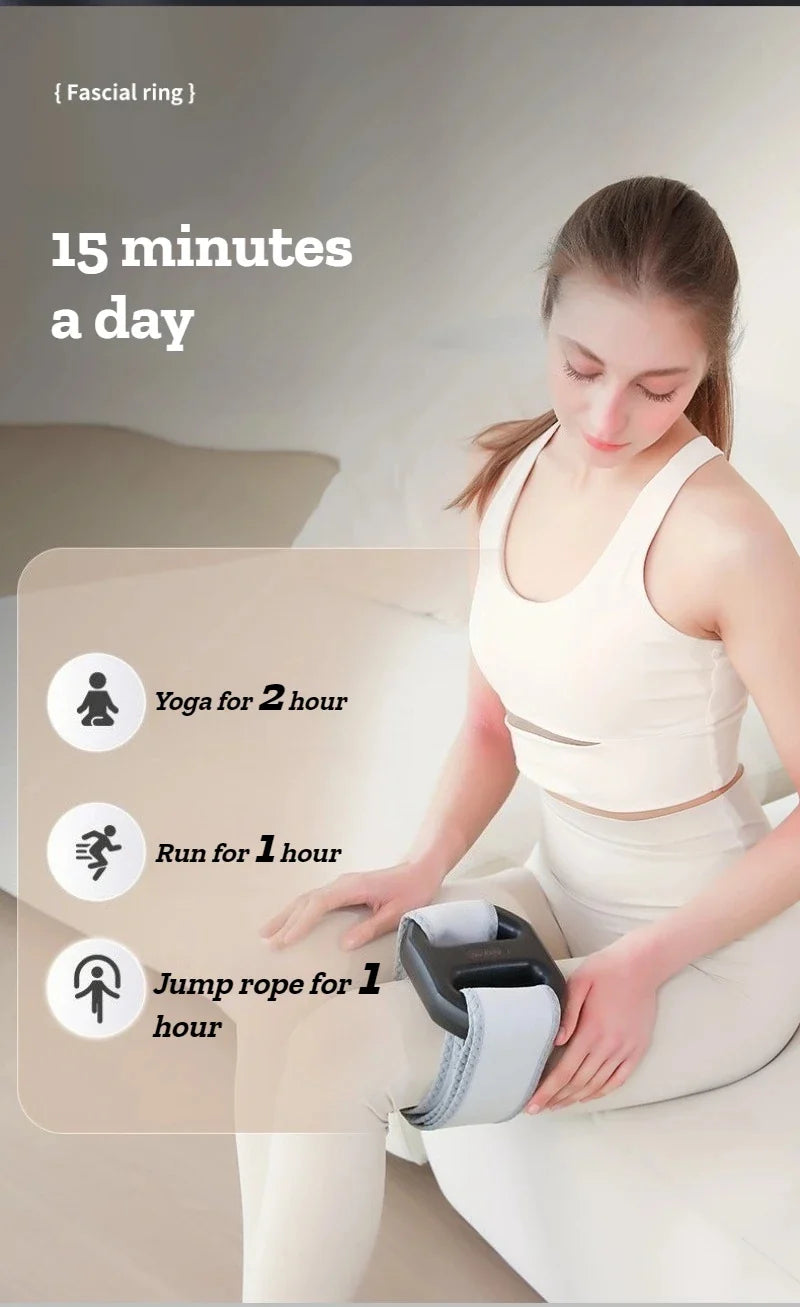 Fascia Massager Ring Dual-Ring Vibration Compact & Portable