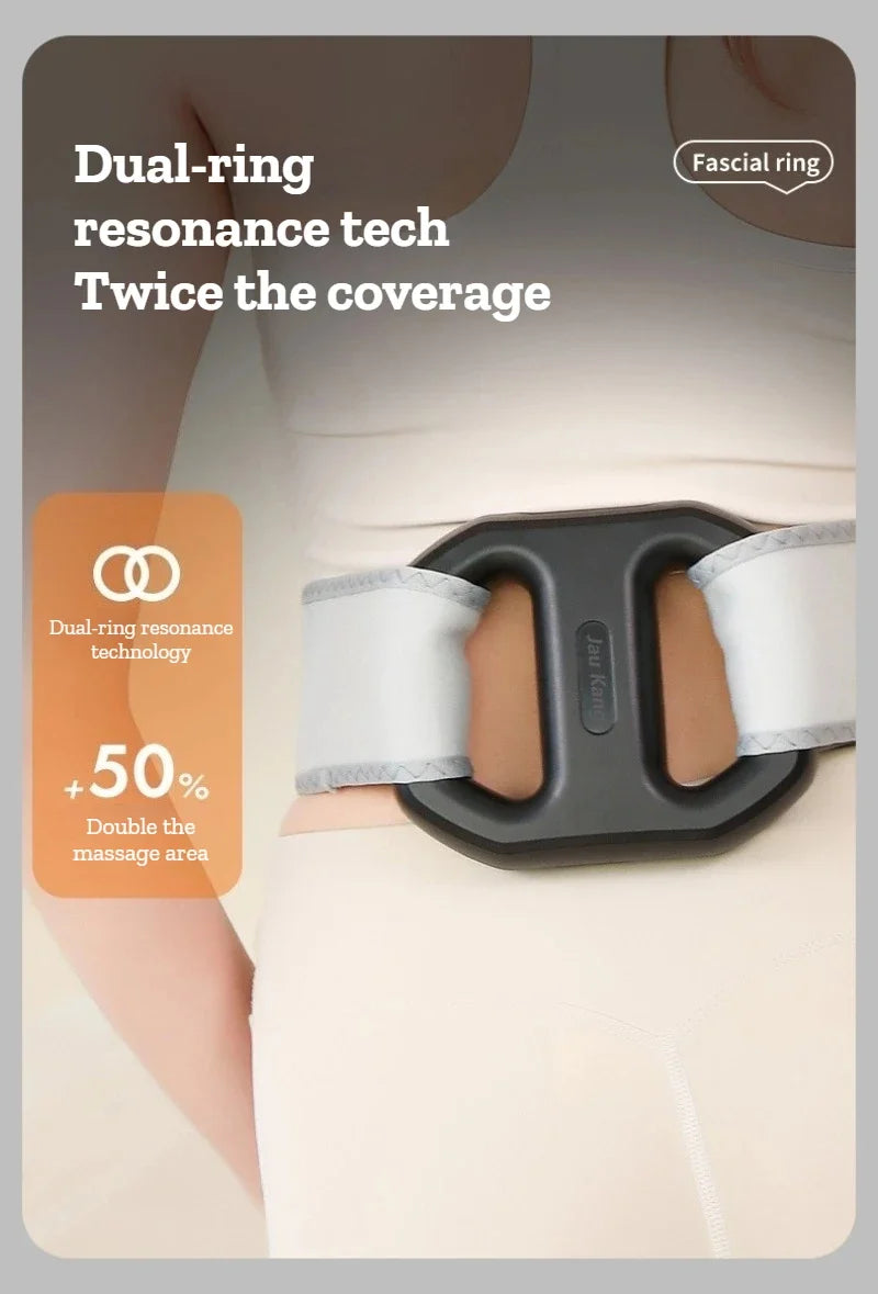 Fascia Massager Ring Dual-Ring Vibration Compact & Portable