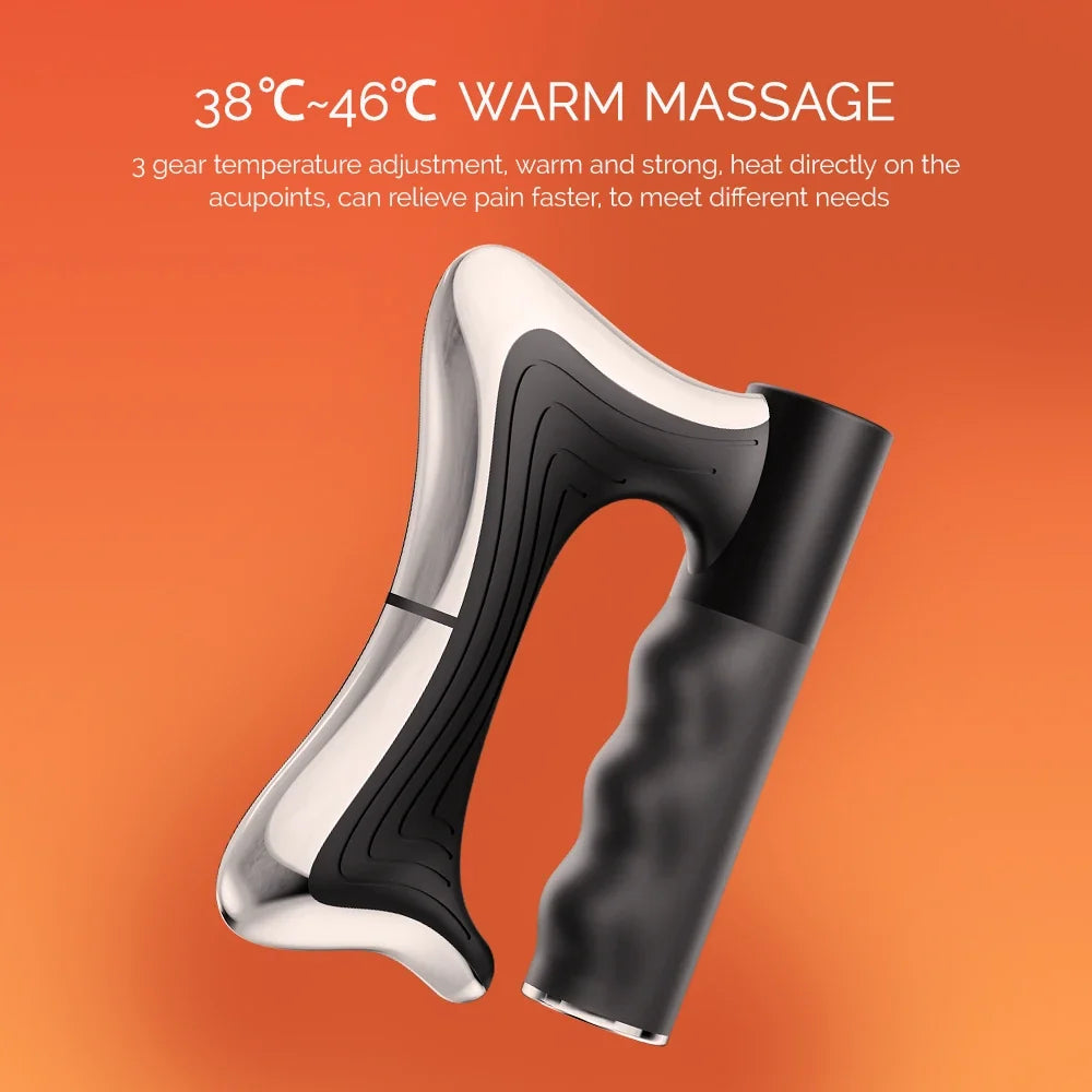 Fascia Scraper Massager High-Frequency Vibration & Adjustable Heat