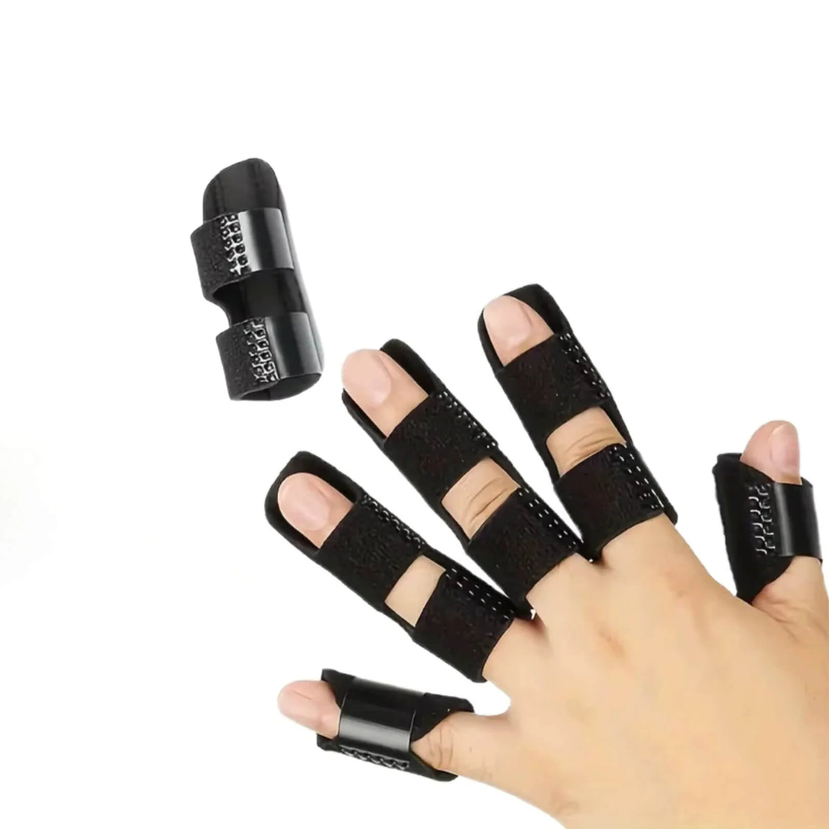 Finger Splint Set Adjustable Breathable Set of 5