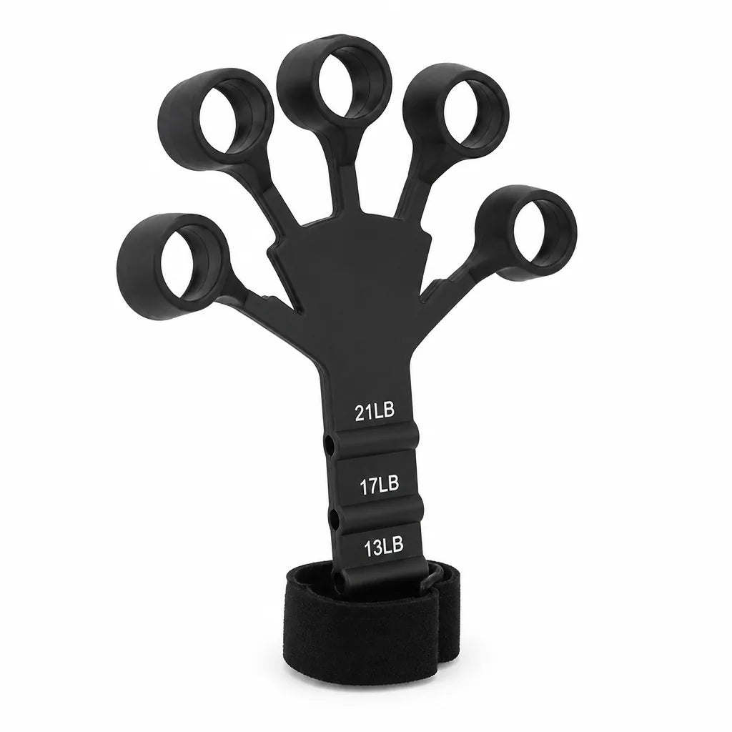 Finger Strength Trainer Adjustable Resistance Silicone Set of 2