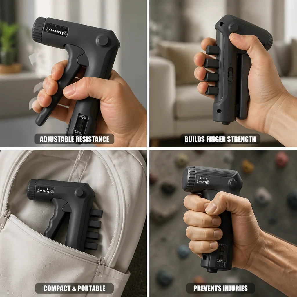 Finger Trainer Adjustable Resistance Compact & Portable
