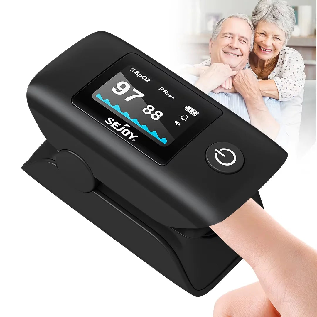 Fingertip Pulse Oximeter 4-in-1 Rotating OLED