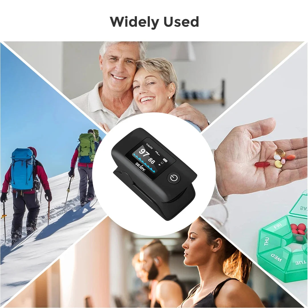 Fingertip Pulse Oximeter 4-in-1 Rotating OLED