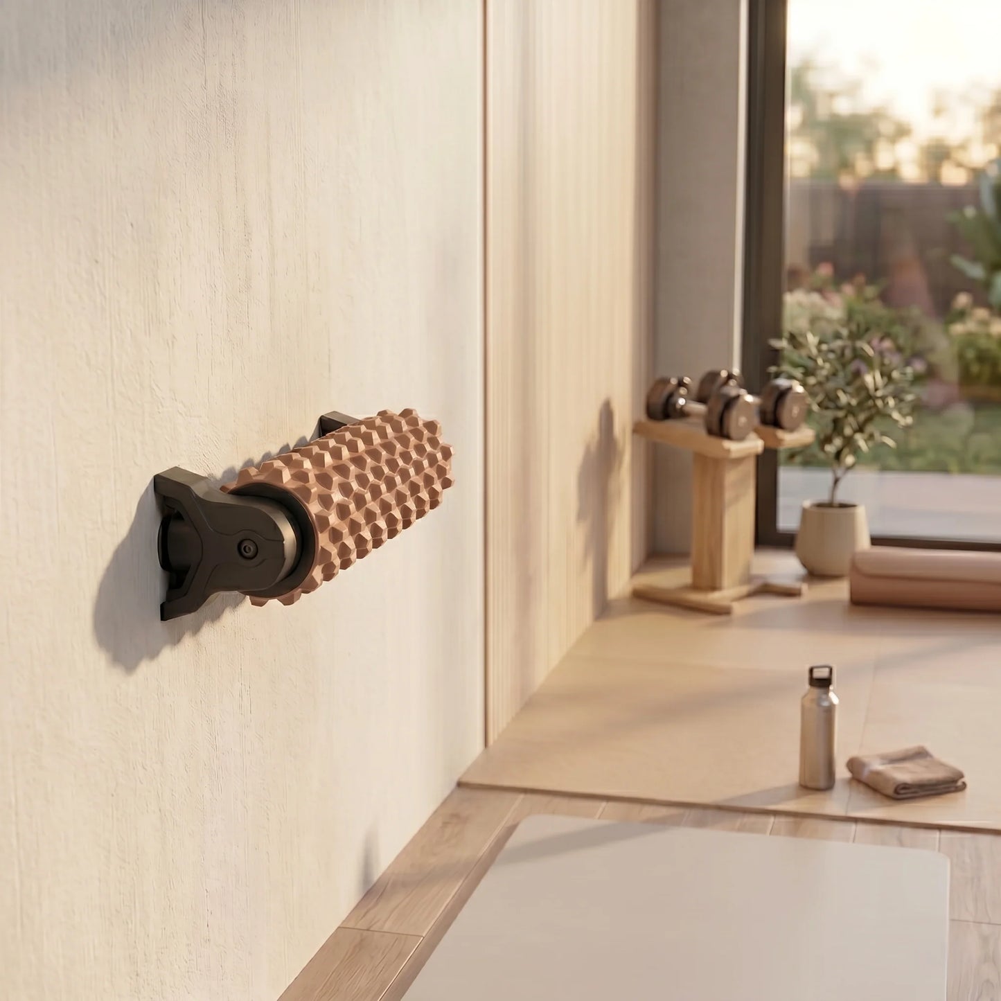 Foam Roller Wall-Mount Adjustable Deep Tissue