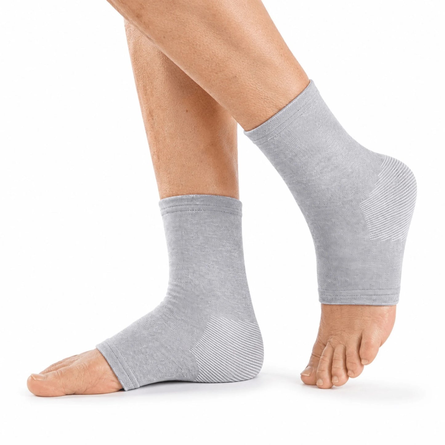 Foot & Ankle Support Socks Bamboo Open-Toe Gentle Compression
