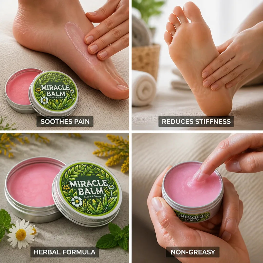 Foot Balm Soothing Herbal Non-Greasy