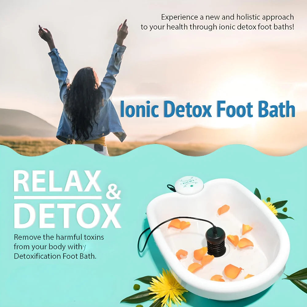 Foot Bath Ionic 20-Min Timer Portable
