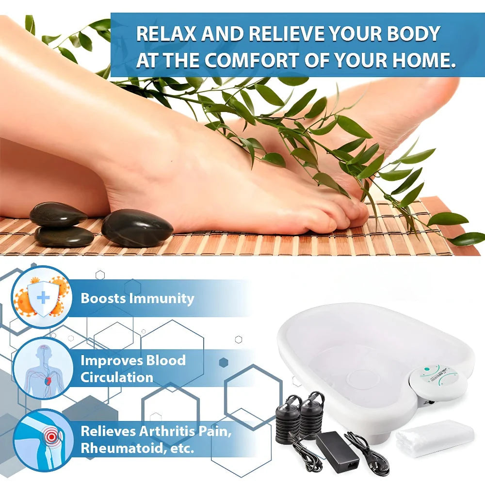 Foot Bath Ionic 20-Min Timer Portable