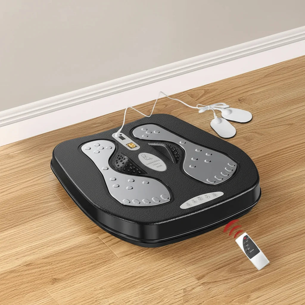 Foot & Body Massager EMS Heat Therapy Remote Control