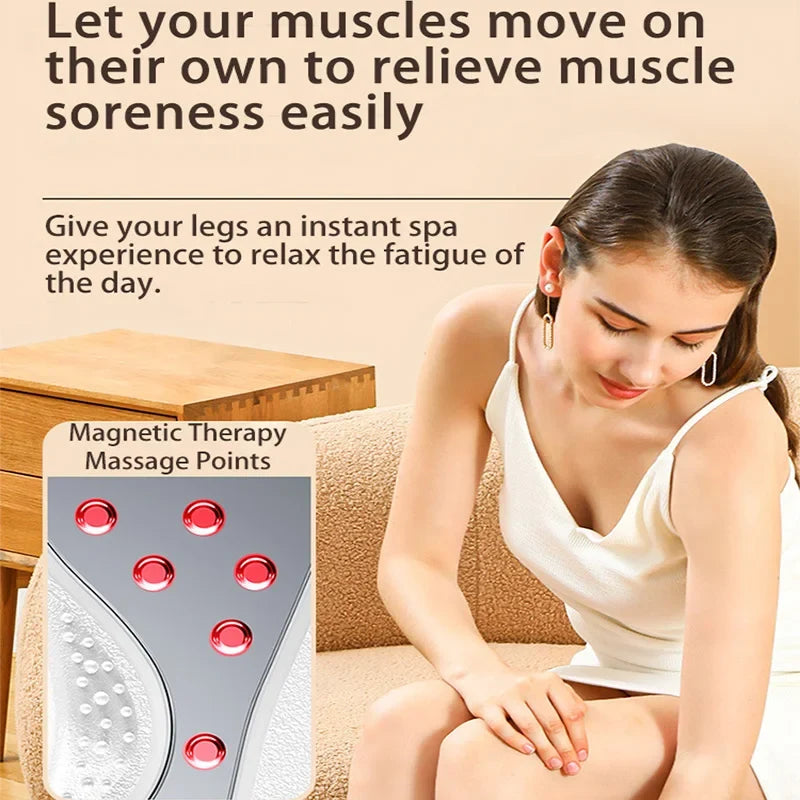 Foot & Body Massager EMS Heat Therapy Remote Control