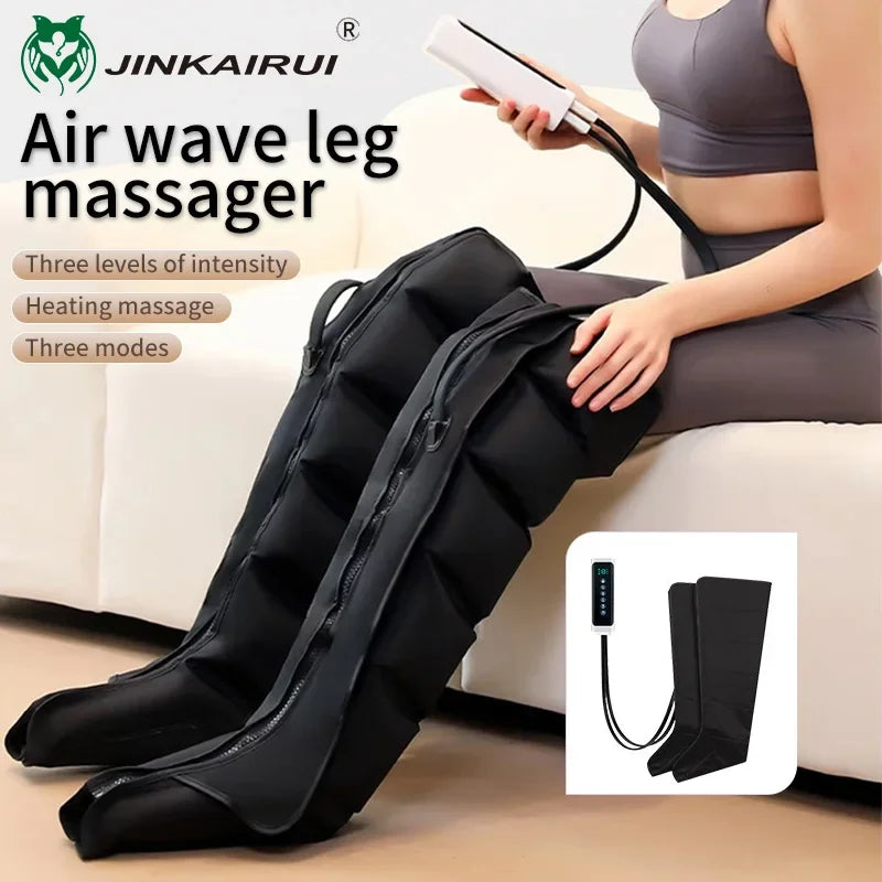Foot & Calf Massager 360 Degree Air Compression Remote