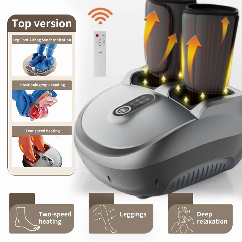 Foot & Calf Massager Shiatsu Kneading & Air Compression