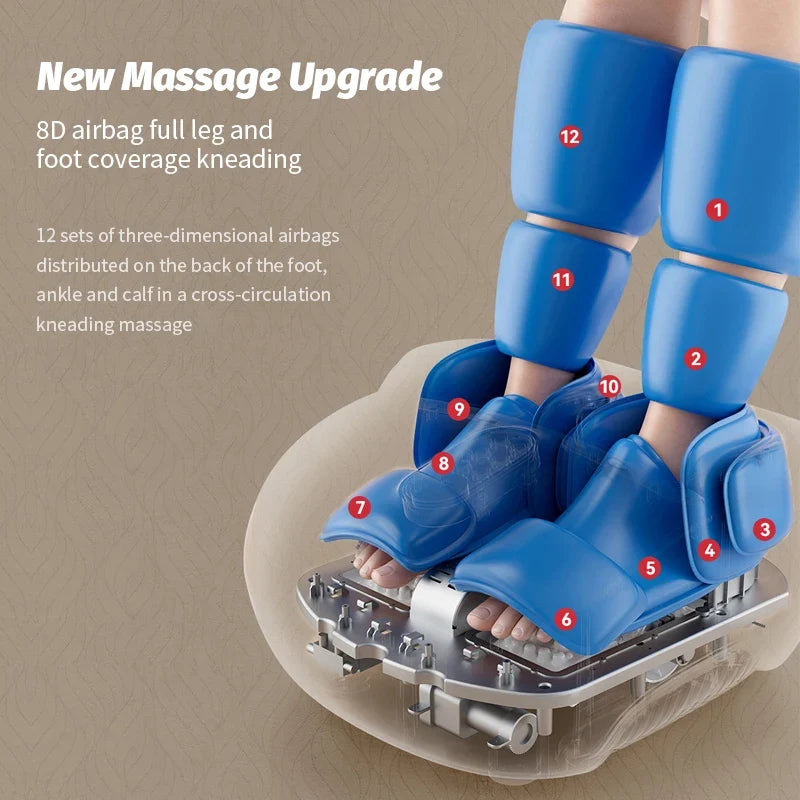 Foot & Calf Massager Shiatsu Kneading & Air Compression