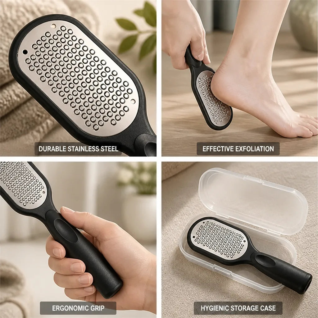 Foot Callus Remover Stainless Steel Rasp Ergonomic Handle