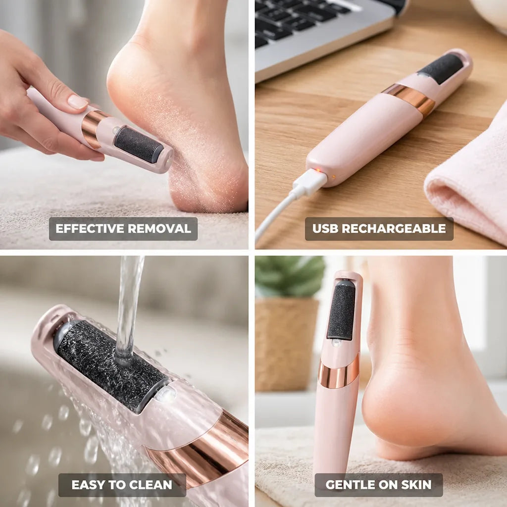 Foot Callus Remover USB Rechargeable No Sharp Blades