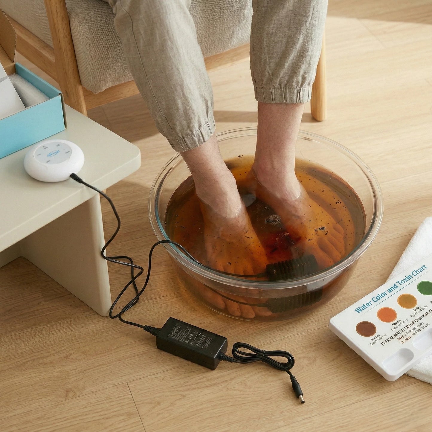 Foot Detox Spa Machine Multi-Plug Compatible & Easy Setup